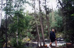 river rapids mike walking.jpg (95972 bytes)